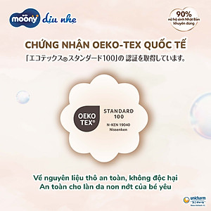 Tã Dán Moony Dịu Nhẹ NB62+4/S58+2/M46/L38