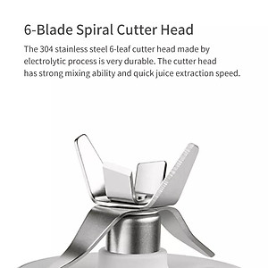 Máy Xay Sinh Tố XIAOMI 6 Lưỡi Dao Thiết Kế Mini Đa Năng - hàng nhập khẩu