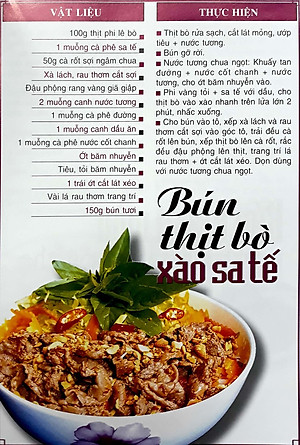 Sách 60 Món Ăn Được Ưa Thích - Bún, Mì, Cháo, Lẩu