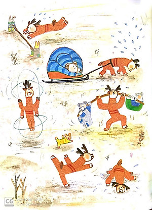 Sách Nhà Lãnh Đạo Nhí - Kĩ Năng Kiểm Soát Bản Thân - Ai Kéo Cỗ Xe Trượt Tuyết