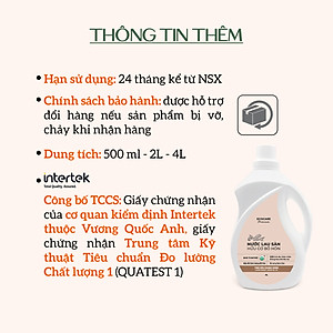 Nước Giặt Hữu Cơ An Toàn Cho Bé Sơ Sinh ECOCARE Chiết Xuất Bồ Hòn Và Tinh Dầu Hoa Nhài 500ml-2L-4L, Dịu Nhẹ Với Da Tay