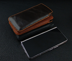 Bao Da Dây Rút cho Samsung Z Fold2 Z Fold3 Z Fold4 Da Bò Thật