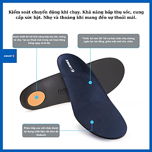  Lót giày ZAMST WALK - Footcraft cushioned for WALK hỗ trợ đi bộ