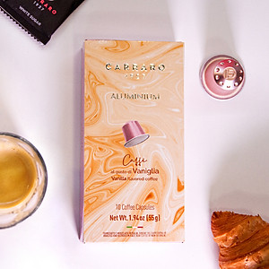 Cà phê viên nén Nespresso - Carraro Rich Flavor - Hộp 10 viên - Nhập khẩu chính hãng từ Ý