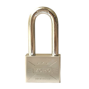 Ổ khóa ZORO 5 phân càng dài,chìa muỗng - bấm khóa không cần chìa, chống cắt chống trộm cao cấp công nghệ mỹ