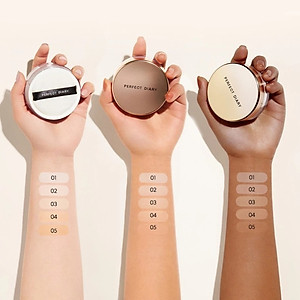 Phấn phủ kiềm dầu PERFECT DIARY chống thấm nước kiểm soát dầu lên đến 12h với 3 màu tùy chọn 7g