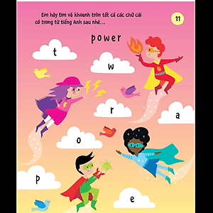 Sách 90++ Trò Chơi Phát Triển Chỉ Số Iq Cho Bé - Các Siêu Anh Hùng