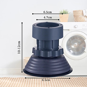Bộ 04 chân đế cao su đa năng - HT SYS - Đế chống rung máy giặt - Đế chống ồn máy giặt, máy sấy,tủ lạnh, bàn ghế 