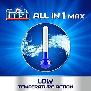 Túi 94 viên rửa chén Finish All In 1 Max Dishwasher Tablets QT09442