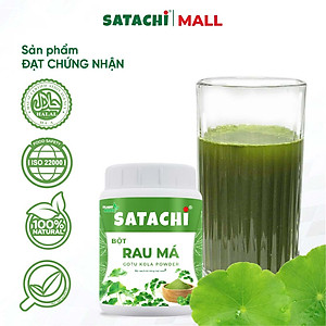 Bột Rau Má Nguyên Chất SATACHI – 100% rau má tươi, không đường – Hộp 68g & 218g