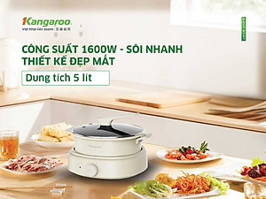 Nồi lẩu đa năng Kangaroo KGEH50N2B - Hàng chính hãng