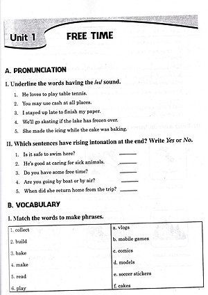 Sách BÀI TẬP TIẾNG ANH 7 DÙNG KÈM SGK TIẾNG ANH 7 - BÁM SÁT SGK CÁNH DIỀU ( I - LEARN SMART WORLD ) - KHÔNG ĐÁP ÁN