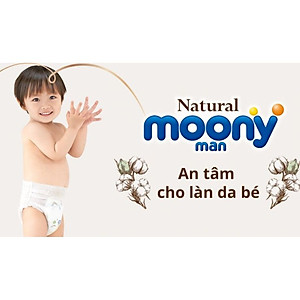Tã Dán Moony Natural Bông Organic L38 (38 Miếng)