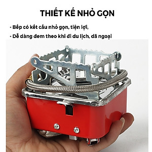 Bếp Ga Xếp Gọn Du Lịch Có Dây - Hàng Chính Hãng