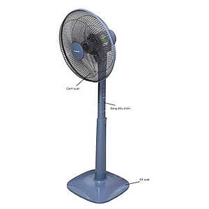 Quạt cây có điều khiển Panasonic F-409KB (Xanh xám) - Hàng Nhập Khẩu