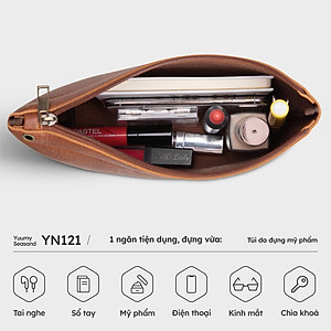 Túi Yuumy ( Thời trang nữ kiểu cầm tay size 22 - Túi da Bergen YN121 )