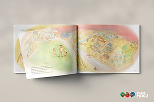 Truyện Ehon bé 3-4-5 tuổi - Một ngày của gia đình ma