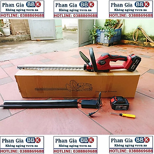 [LOẠI 1] Máy cắt tỉa hàng rào cắt cây cảnh LAPUSEN 199V Chính hãng - Động cơ lõi đồng 100% -1800W chân pin phổ thông 4cm