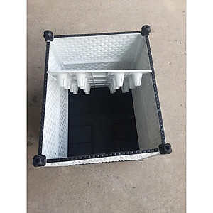 Chậu ghép trồng cây Hàng Chính Hãng DAIM Nhật Bản L51*W43*H46cm Chậu nhựa thông minh trồng rau, hoa, cây cảnh tại nhà