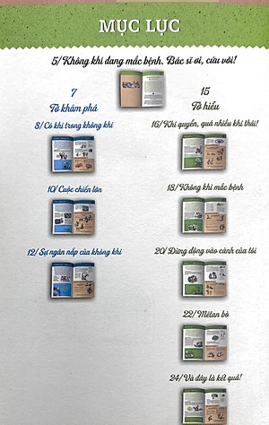 Sách Không Khí - Tớ Khám Phá, Tớ Hiểu, Tớ Hành Động - Công Dân Nhí Bảo Vệ Tự Nhiên