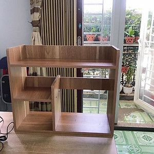 Kệ để hồ sơ văn phòng tiện lợi, kệ sách để bàn nhỏ gọn gỗ MDF chống ẩm chất lượng cao