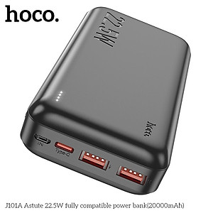 Pin Sạc Dự Phòng Hoco Sạc Nhanh J101A PD20W QC3.0 20000Mah 22.5W Hàng Nhập Khẩu