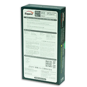 Bao cao su Sagami Spearmint - Hương bạc hà - Hộp 10 chiếc