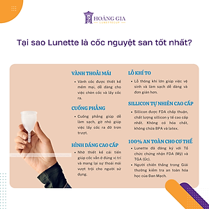 Cốc Nguyệt San Lunette (Màu Trong) Nhập Khẩu Phần Lan - 100% Silicon Y Tế Cao Cấp Đạt Chuẩn FDA - Hàng Chính Hãng - Lunette Menstrual Cup Clear (Size 1 hoặc size 2)
