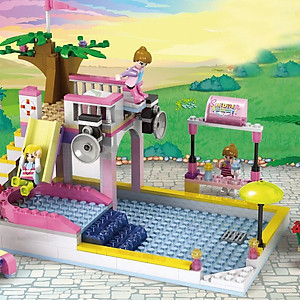 Đồ Chơi Bé Gái Khu vui chơi Công viên Tuổi Thơ 14514 Bằng nhựa ABS an toàn