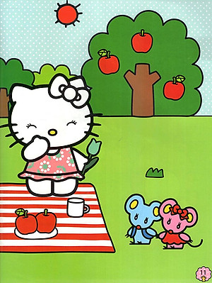 Sách Hello Kitty - Kế Hoạch Nghỉ Hè (Dán Hình)