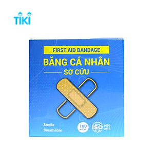 BĂNG KEO CÁ NHÂN Y TẾ SƠ CỨU HỘP 100 MIẾNG