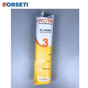 Combo Bộ 3 Lõi Lọc Nước Thô 1,2,3  Dành Cho Máy Lọc Nước Karofi Livotec 512 - Hàng Chính Hãng
