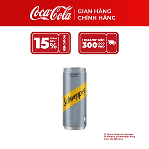 [SALE 11.11] Lốc 24 Lon Schweppes Soda Sleek 320ml – Nước Soda Giải Khát, Giải Khát Ngay, Coca-Cola Official Store