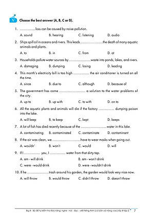Sách Big 4 Bộ Đề Tự Kiểm Tra 4 Kỹ Năng Nghe - Nói - Đọc - Viết (Cơ Bản Và Nâng Cao) Tiếng Anh Lớp 8 Tập 2
