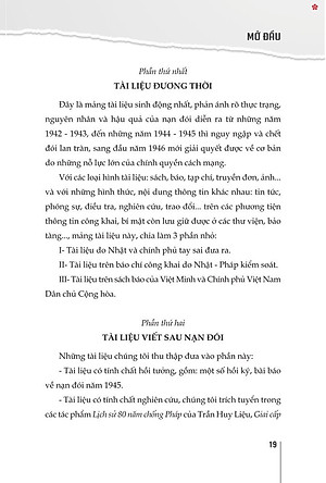 Sự thật về nạn đói năm 1945 (Qua tư liệu và ký ức lịch sử) bản in 2025