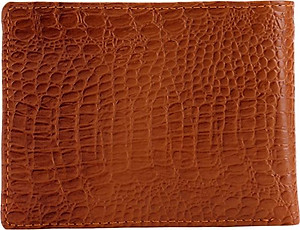 Ví Nam Vân Cá Sấu Huy Hoàng HT2110 (12.5 x 10 cm) - Da Bò