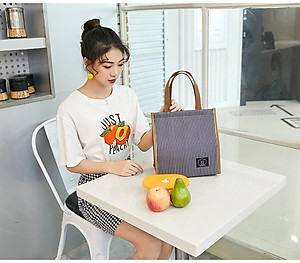 Túi Đựng Hộp Cơm Giữ Nhiệt Size Lớn, Kiểu Dáng Thời Trang Hiện Đại Ver.5 - Hàng Chính Hãng Besti
