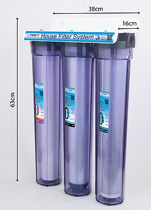Bộ lọc nước sinh hoạt 3 cấp lọc 20inch Yamato YMTH20-3T