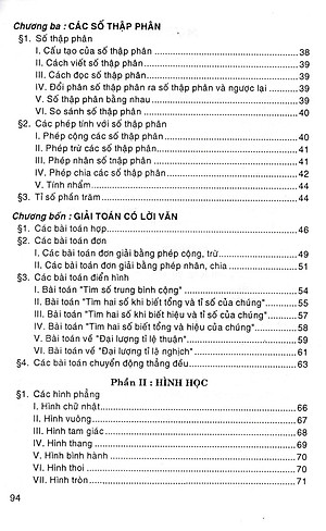 Tóm Tắt Kiến Thức Toán Tiểu Học (Dùng Chung Cho Các Bộ SGK Hiện Hành) 