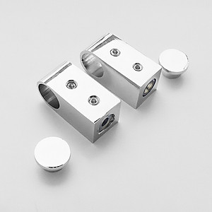 Bộ 2 bát thanh treo đồng mạ chorme cao cấp lỗ phi 16