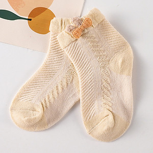 Set 5 Đôi Tất Lưới Xuất Nhật Cho Bé Thoáng Mát Vớ cho Bé Trai Bé Gái từ 0-3 tuổi