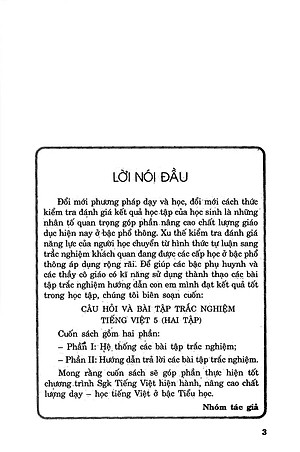 Sách Câu Hỏi Và Bài Tập Trắc Nghiệm Tiếng Việt Lớp 5 Tập 1