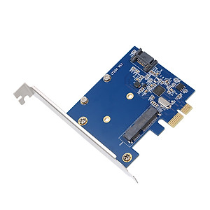 Bộ Chuyển Đổi Điều Khiển Thẻ Mở Rộng Kết Hợp PCIe Sang MSATA & SATA3.0 Cho Máy Tính Để Bàn