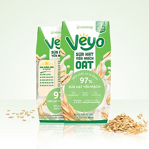 Thùng Veyo Sữa hạt Yến mạch (30 hộp x 180ml)