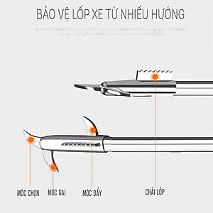 Dụng Cụ Móc Lốp Xe, Lấy Đinh Gảy Đinh, Loại Bỏ Đá Trên Lốp 2 in 1 Với Cây Tua Vít Giúp Lấy Cạy Đinh, Loại Bỏ Đá Dăm/ Cát Lốp Xe Hơi Bảo Vệ Lốp Xe Hơi, Ô tô, Xe Tải Mai Lee