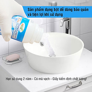 Bột thông cống cực mạnh HGO SUPER bột thông bồn cầu, bồn rửa bát, đường ống, chai 250gram
