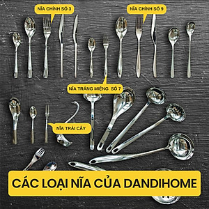 Bộ 6 nĩa inox 304 DandiHome 2020 cao cấp, sang trọng, tinh tế