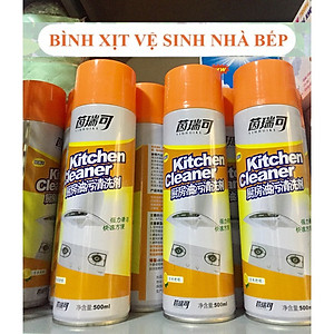 Chai Xịt Tẩy Rửa Đa Năng Kitchen Cleaner 500ml – Tẩy Rửa Nhà Bếp Dạng Bọt - Hàng Loại 1 Chính Hãng