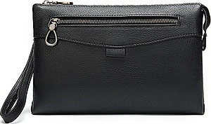 Clutch da bò thật cao cấp BAOHA LEATHER BHM8986 Ví da cầm tay cao cấp.