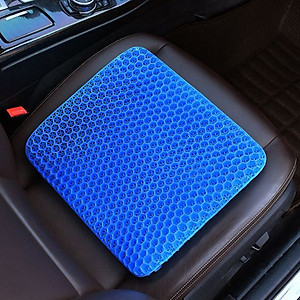 Đệm Ngồi 3D Silicon 2 Lớp Tổ Ong Lót Ghế Thoáng Khí Chống Đau Mỏi Lưng Amalife 